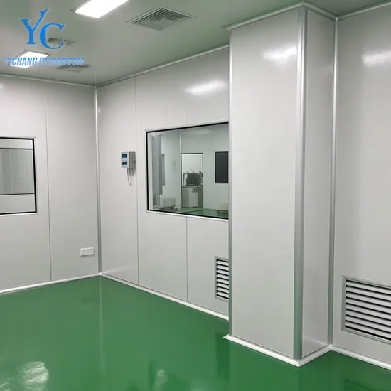 Operating Pharma 10000 Partition ISO Entrance GMP System Modular Cleanroom